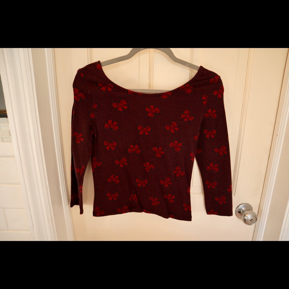 Crop Top with cute bows